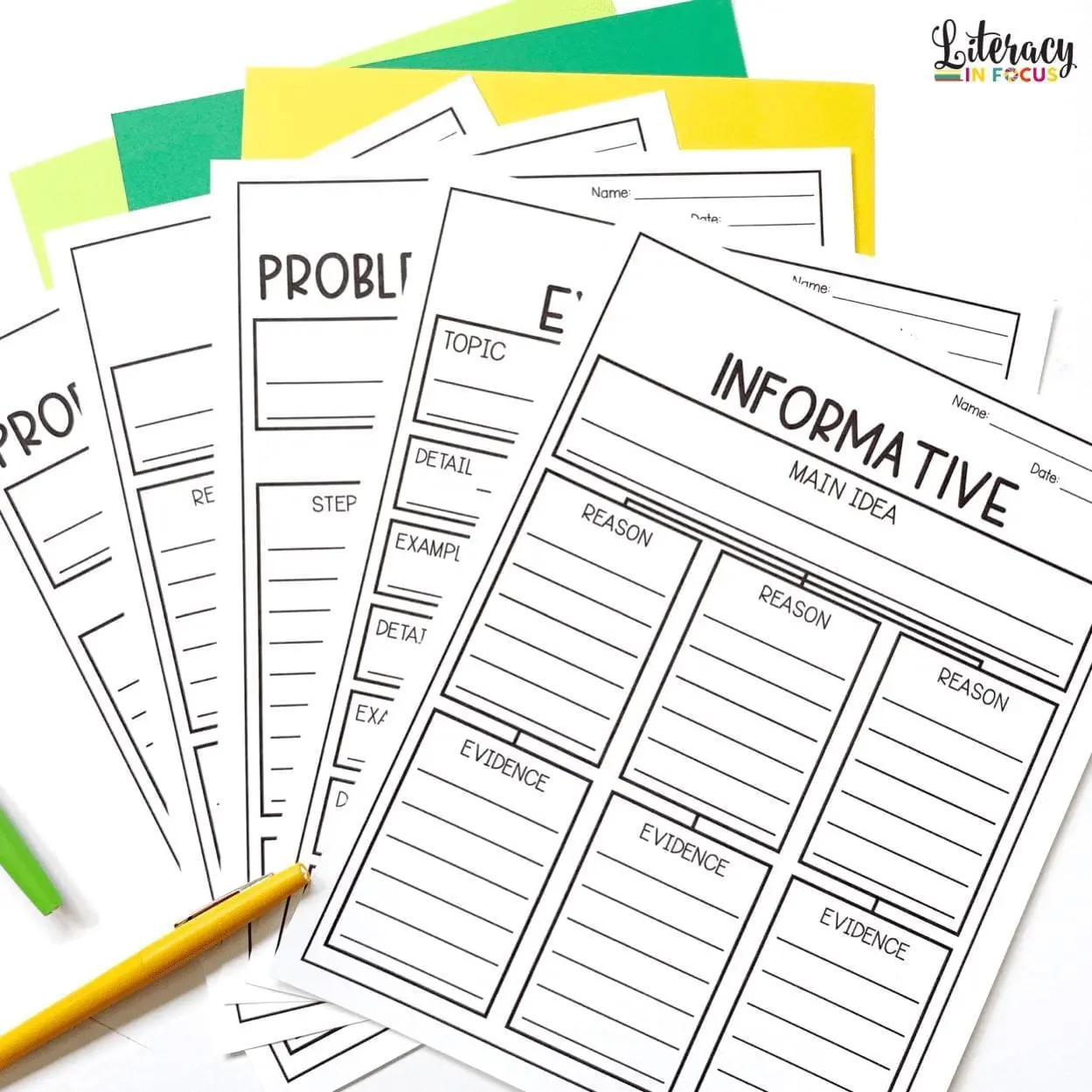 cause and effect graphic organizer high school