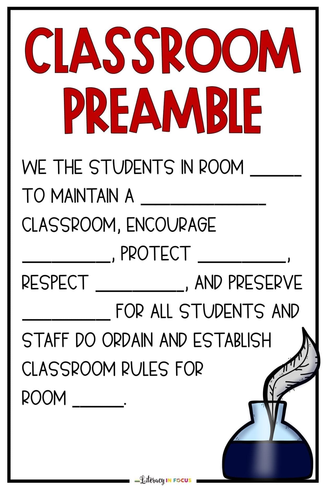 Class Preamble
