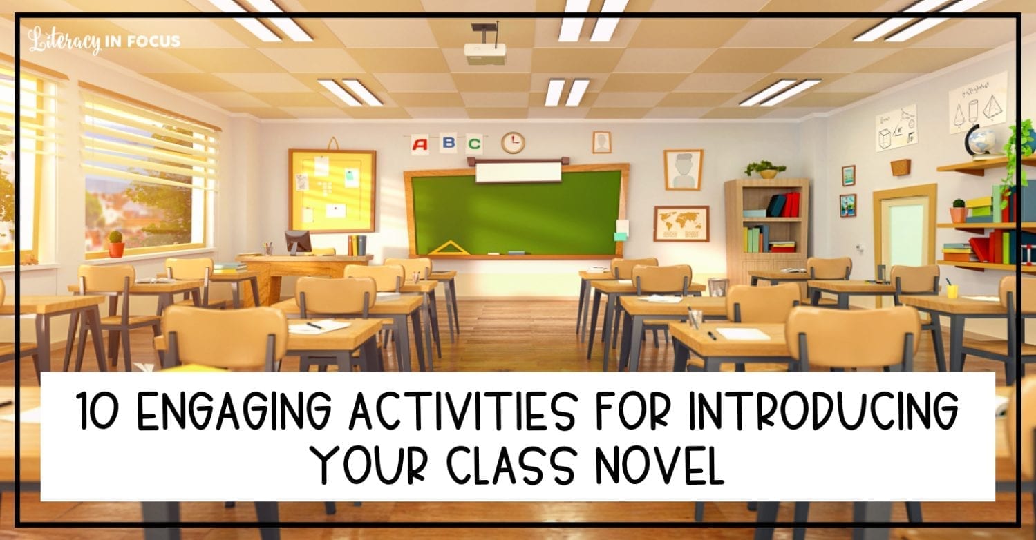 10 Activities for Introducing a Novel