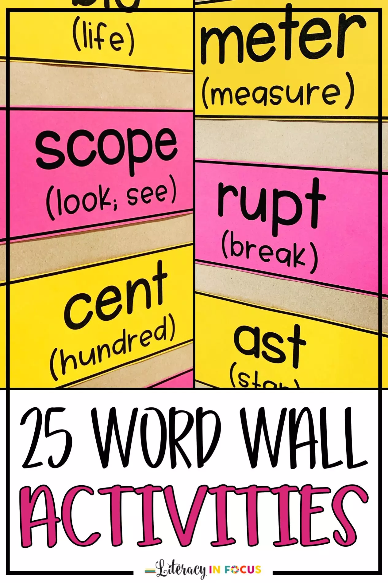 25 Word Wall Activities