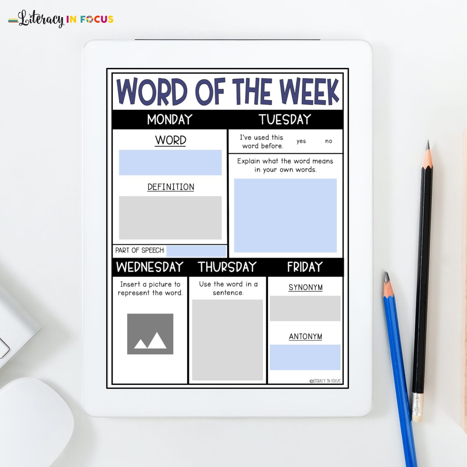 Word of the Week Template