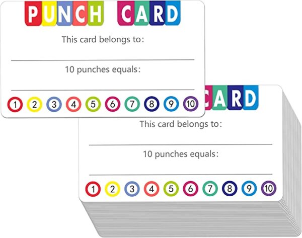 Punch Cards for Students