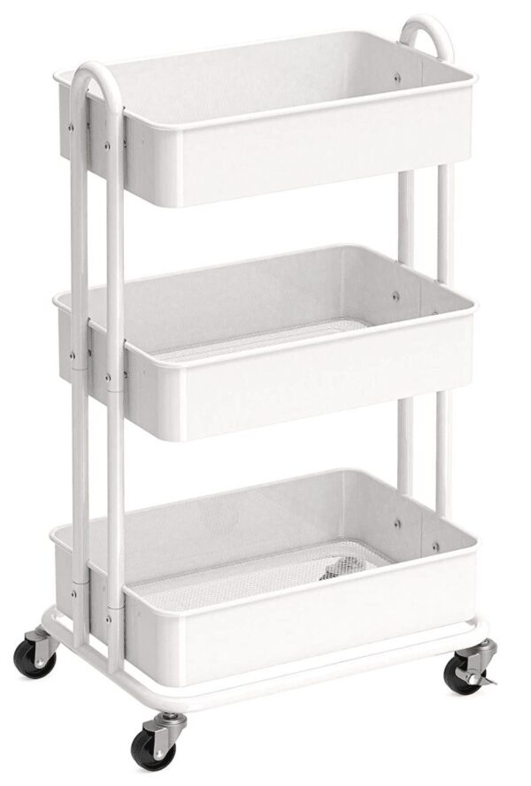 tiered rolling cart