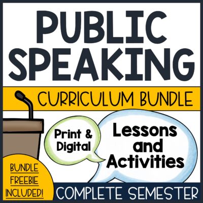 Public Speaking Curriculum for Students