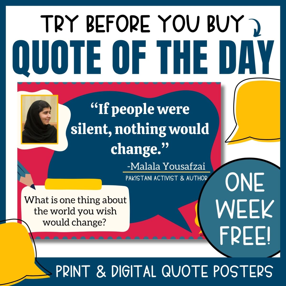 Quote of the Day Activity