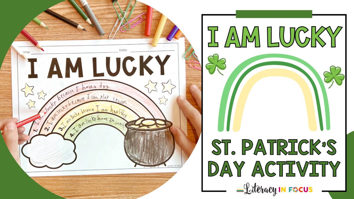I Am Lucky St Patricks Day Activity
