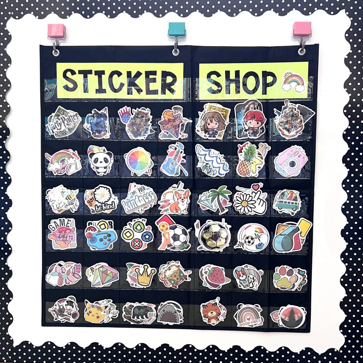 classroom sticker shop