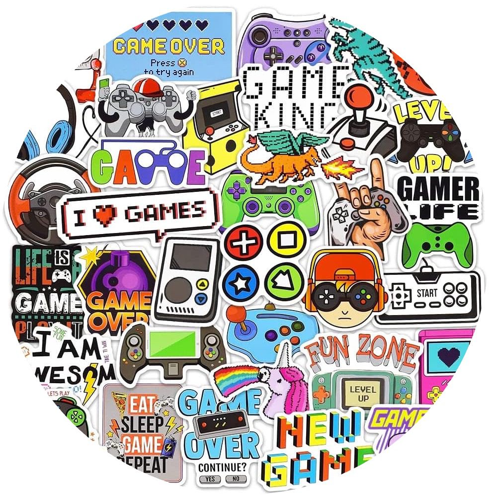 gamer stickers for kids