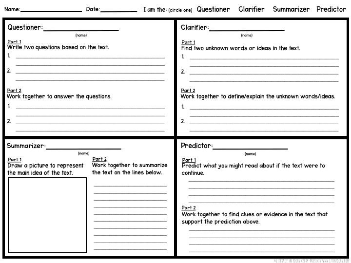 A Simplified Approach To Reciprocal Teaching Literacy In Focus