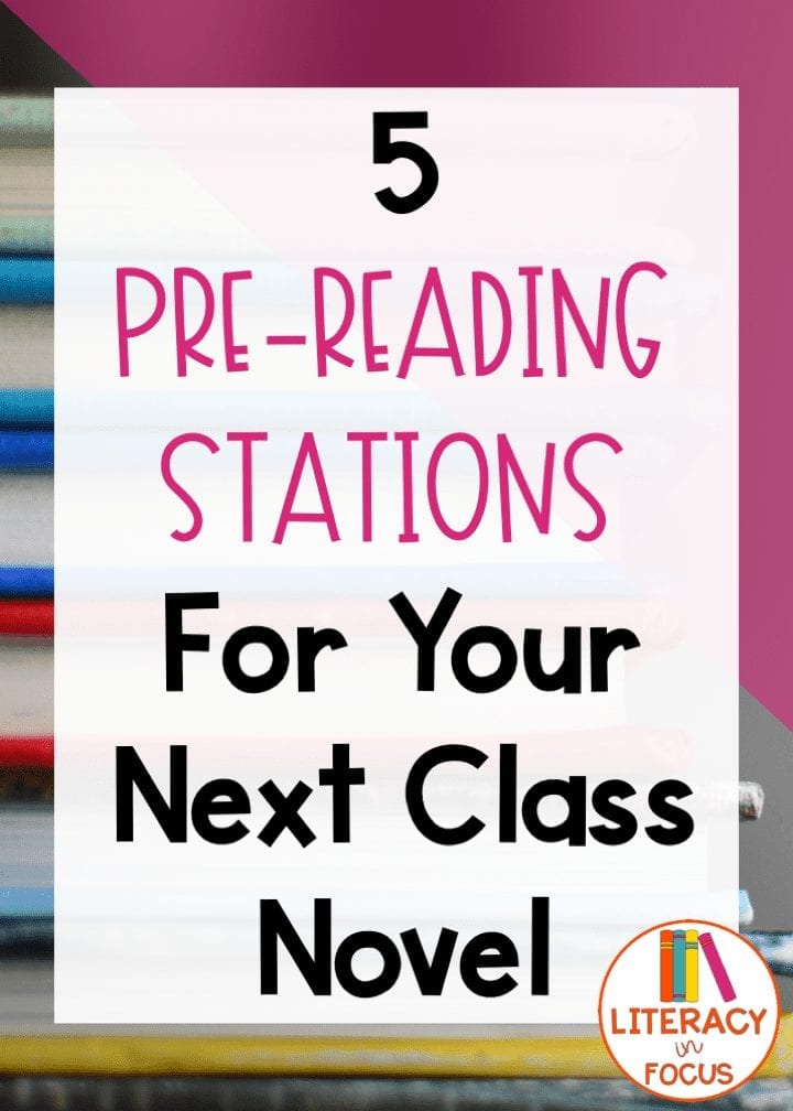 5 Pre-Reading Stations For Your Next Class Novel