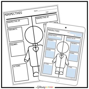 Free Printable and Digital Comparing Perspectives Graphic Organizer