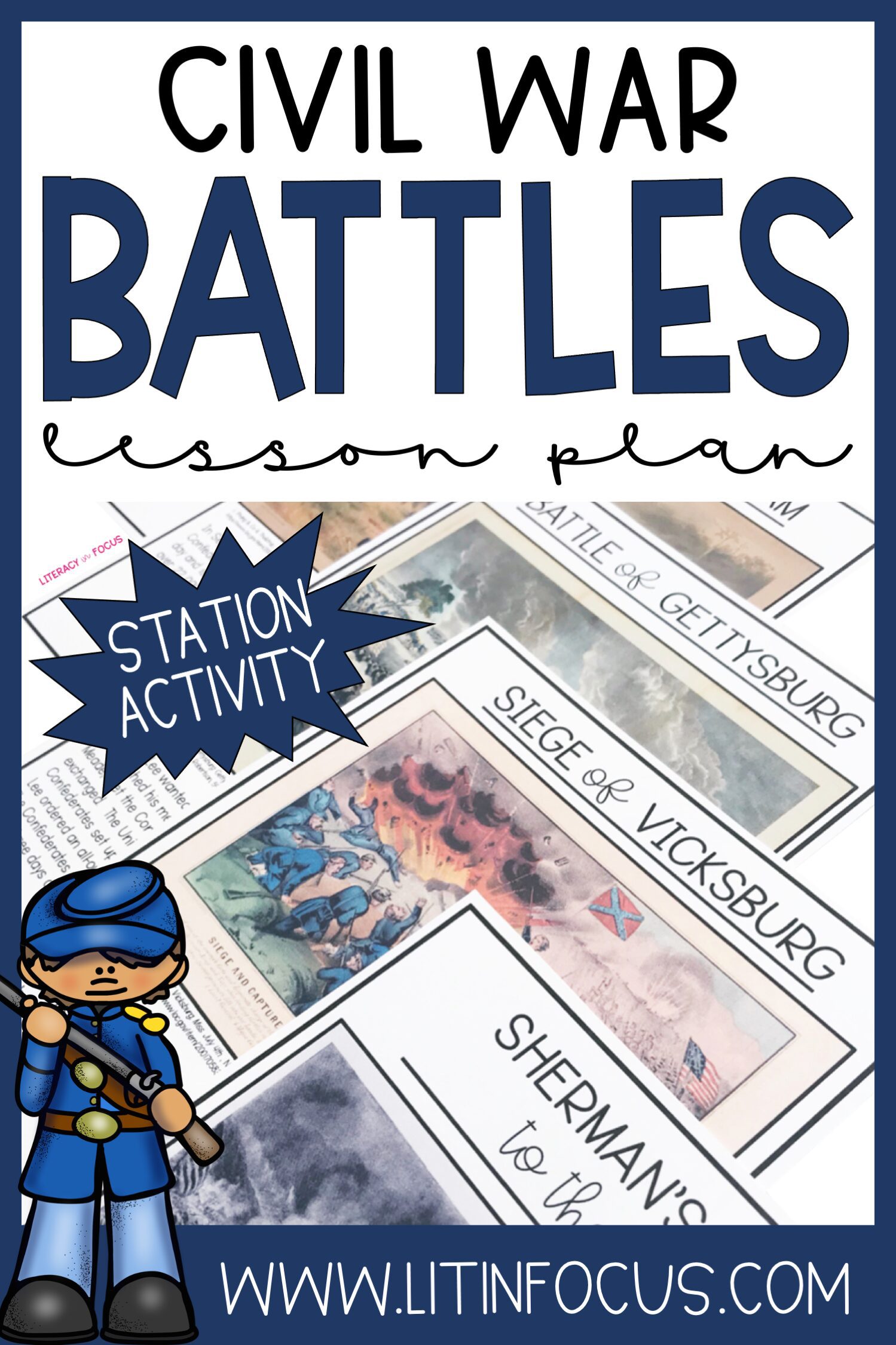 Civil War Battles | Lesson and Activity For Kids