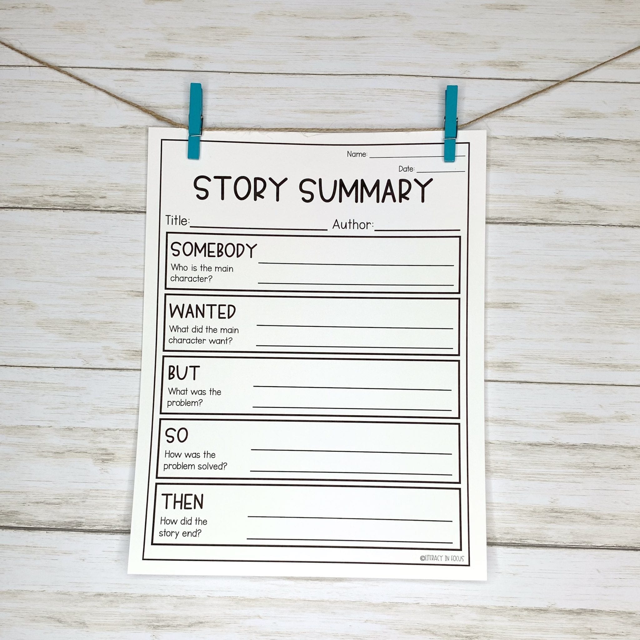 10 Graphic Organizers for Summary Writing - Literacy In Focus