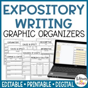 Expository Writing Graphic Organizers