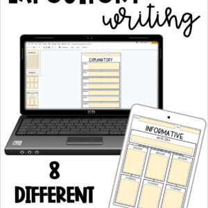 Expository Writing Organizers for Google Classroom