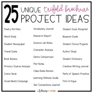 25 trifold brochure ideas