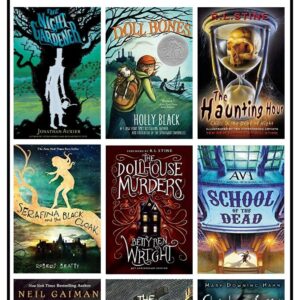 Spooky books for middle school and upper elementary students