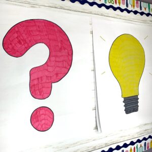 Question Mark and Lightbulb Posters