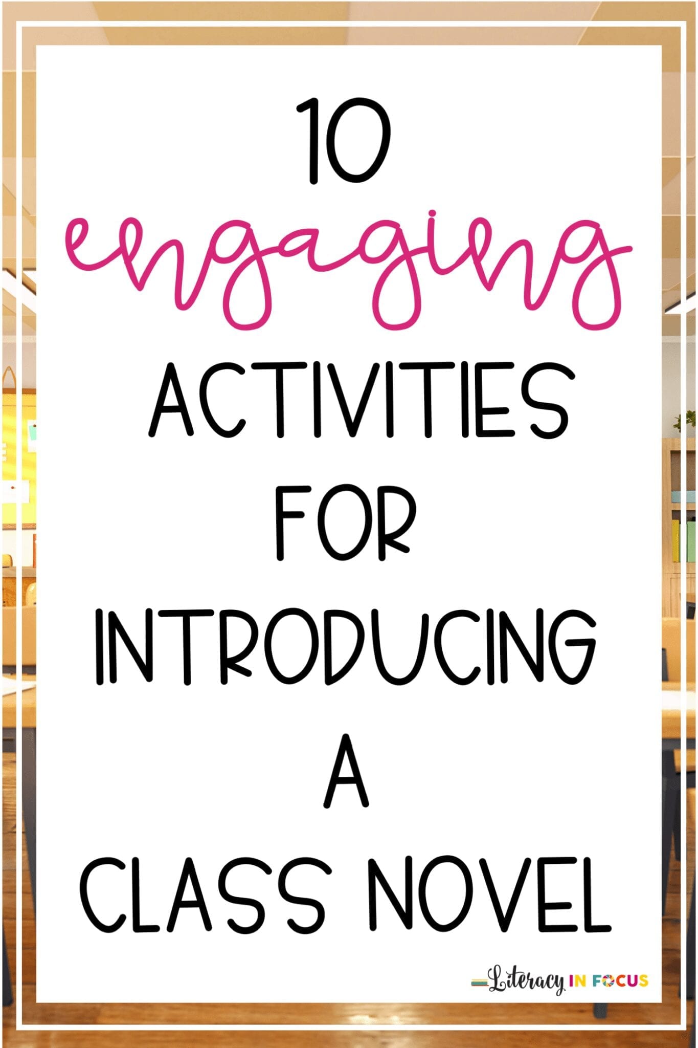10 Engaging Activities for Introducing a Class Novel