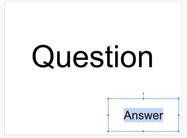 Google Answer Slideshow How to Create Digital Flashcards with Google Slides - Literacy In Focus