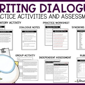 Dialogue Writing Lesson and Activities