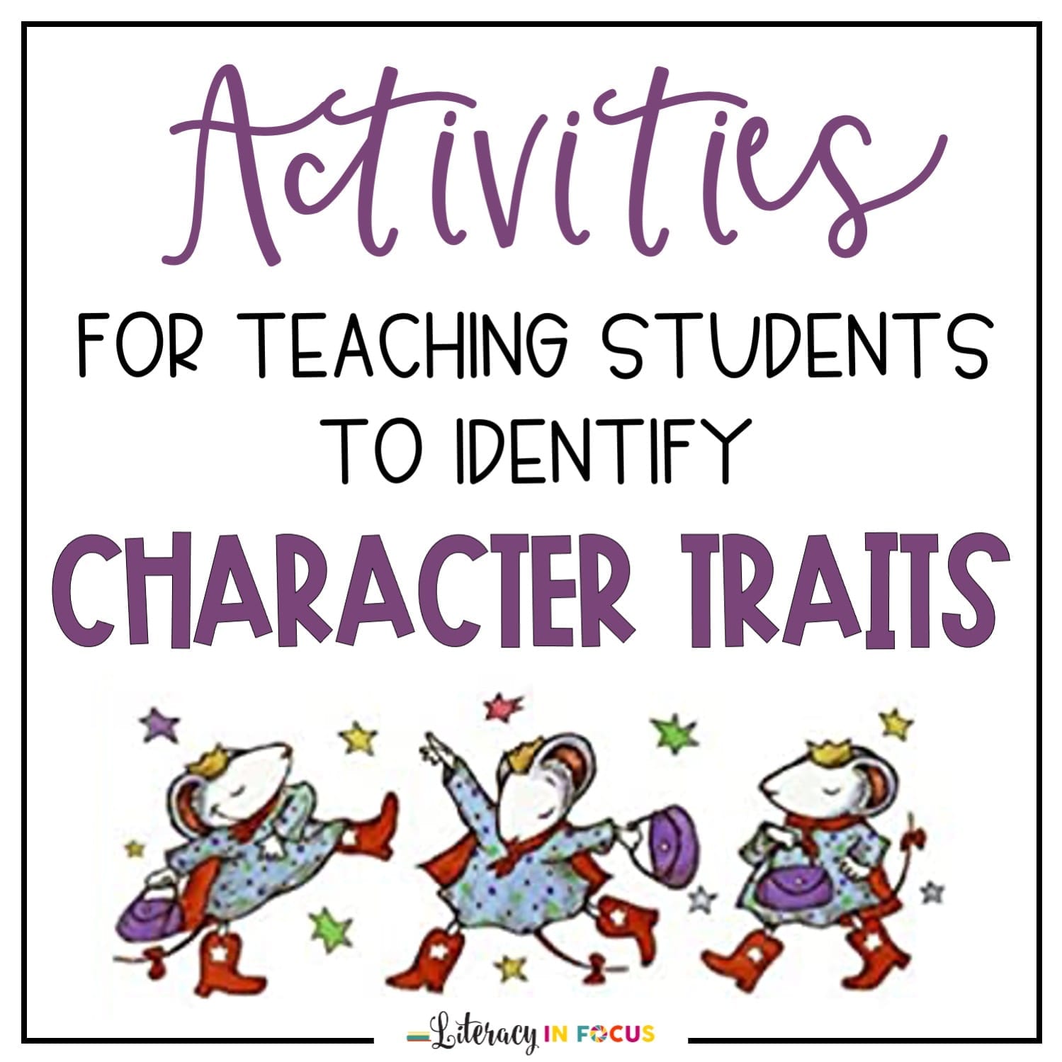 character traits lesson plan