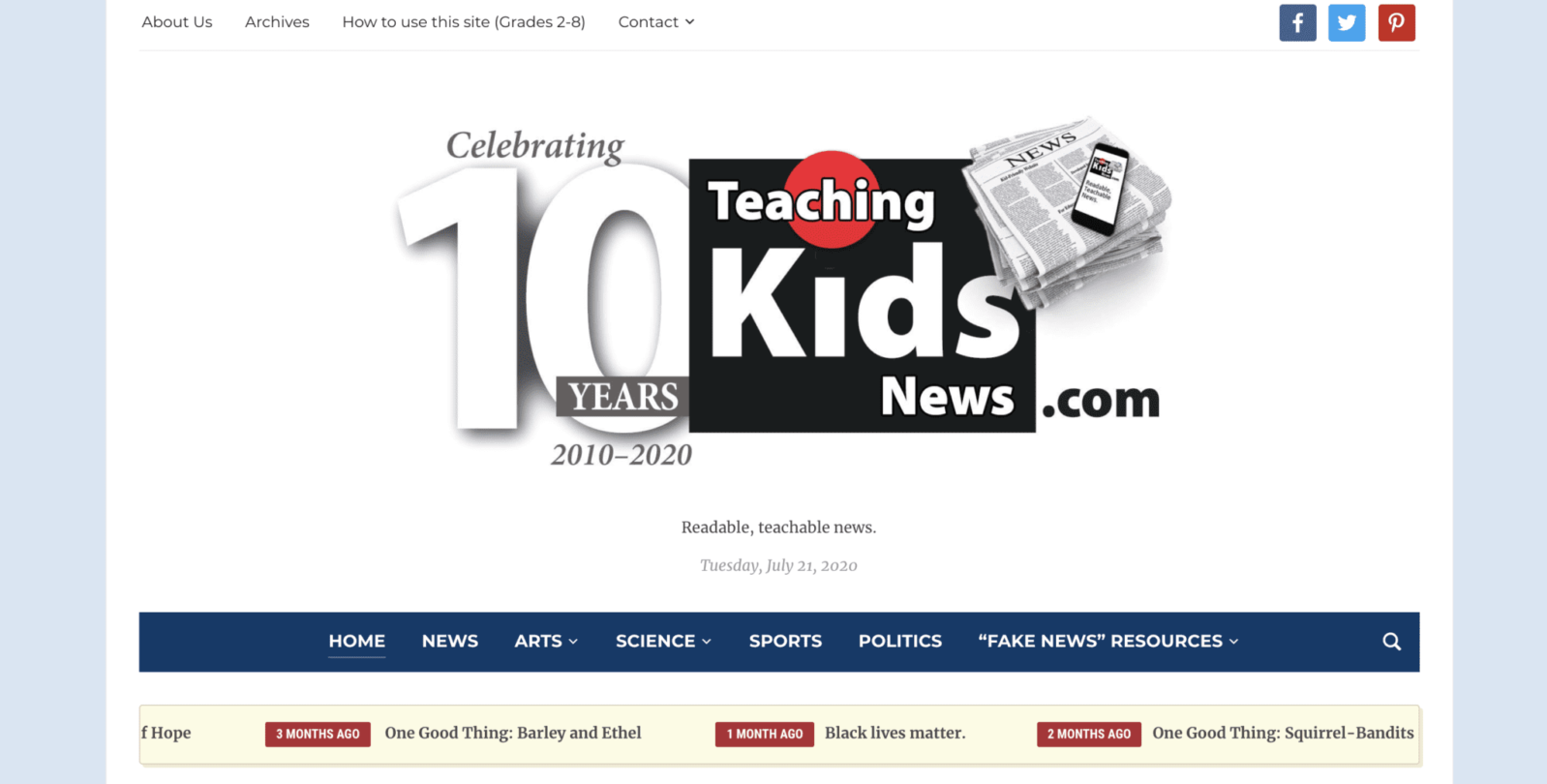7 Free Current Events Websites for Students Literacy In Focus