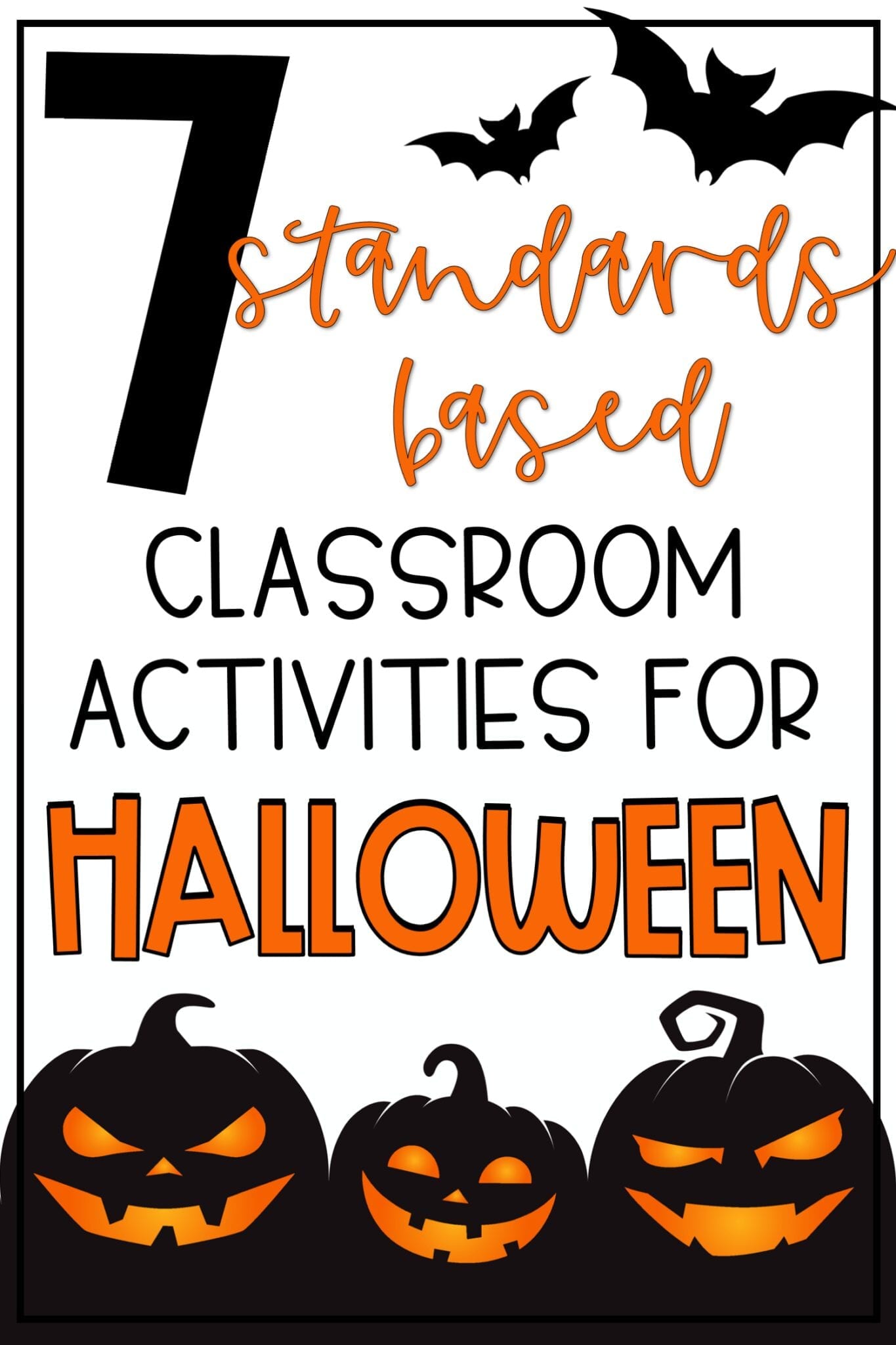Upper Elementary Classroom Activities for Halloween