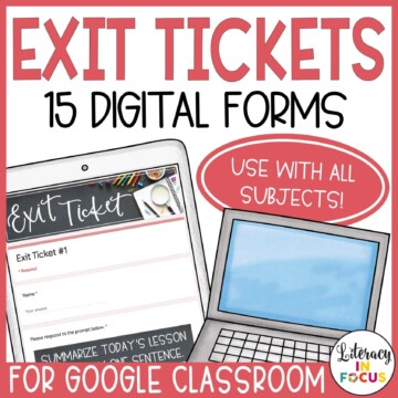 15 Exit Ticket Prompts For Any Subject - Literacy In Focus