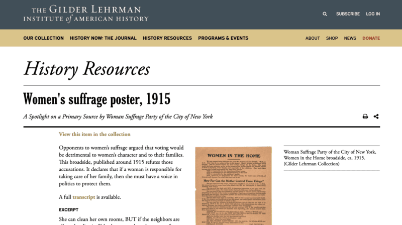 8 Free Online Resources for Primary Source Documents - Literacy In Focus