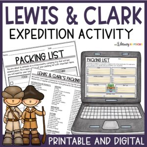Lewis and Clark Free Lesson Plan PDF