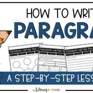 How to Write a Paragraph Lesson Plan