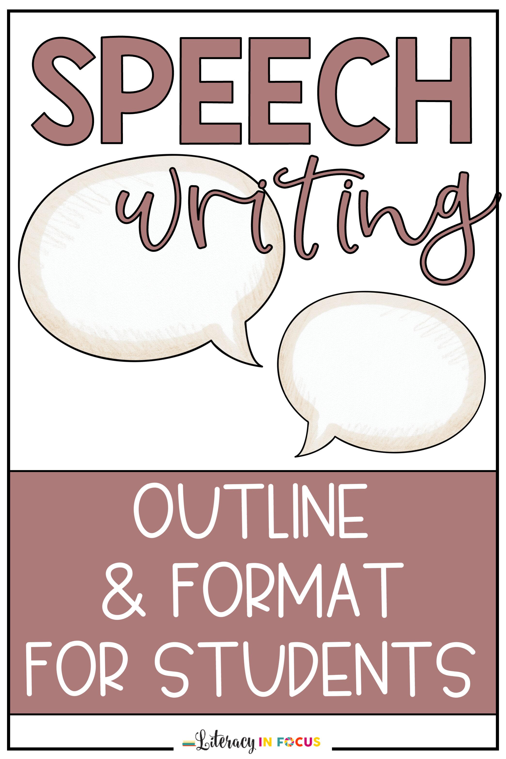 Speech Writing Outline and Format for Students