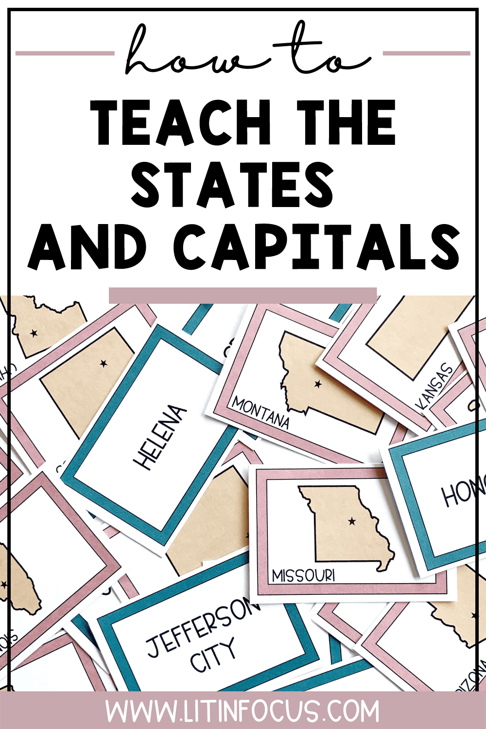 How to Teach Kids the States and Capitals