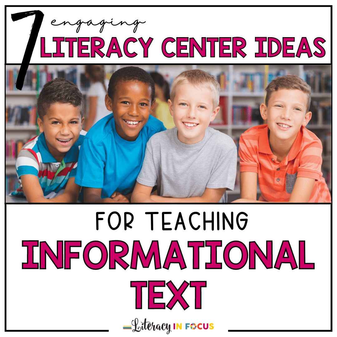 Literacy Center Ideas for nonfiction