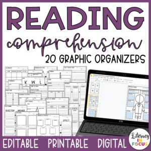 graphic organizers for reading comprehension