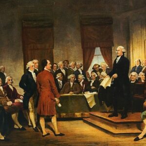 Painting of George Washington at the Constitution Convention
