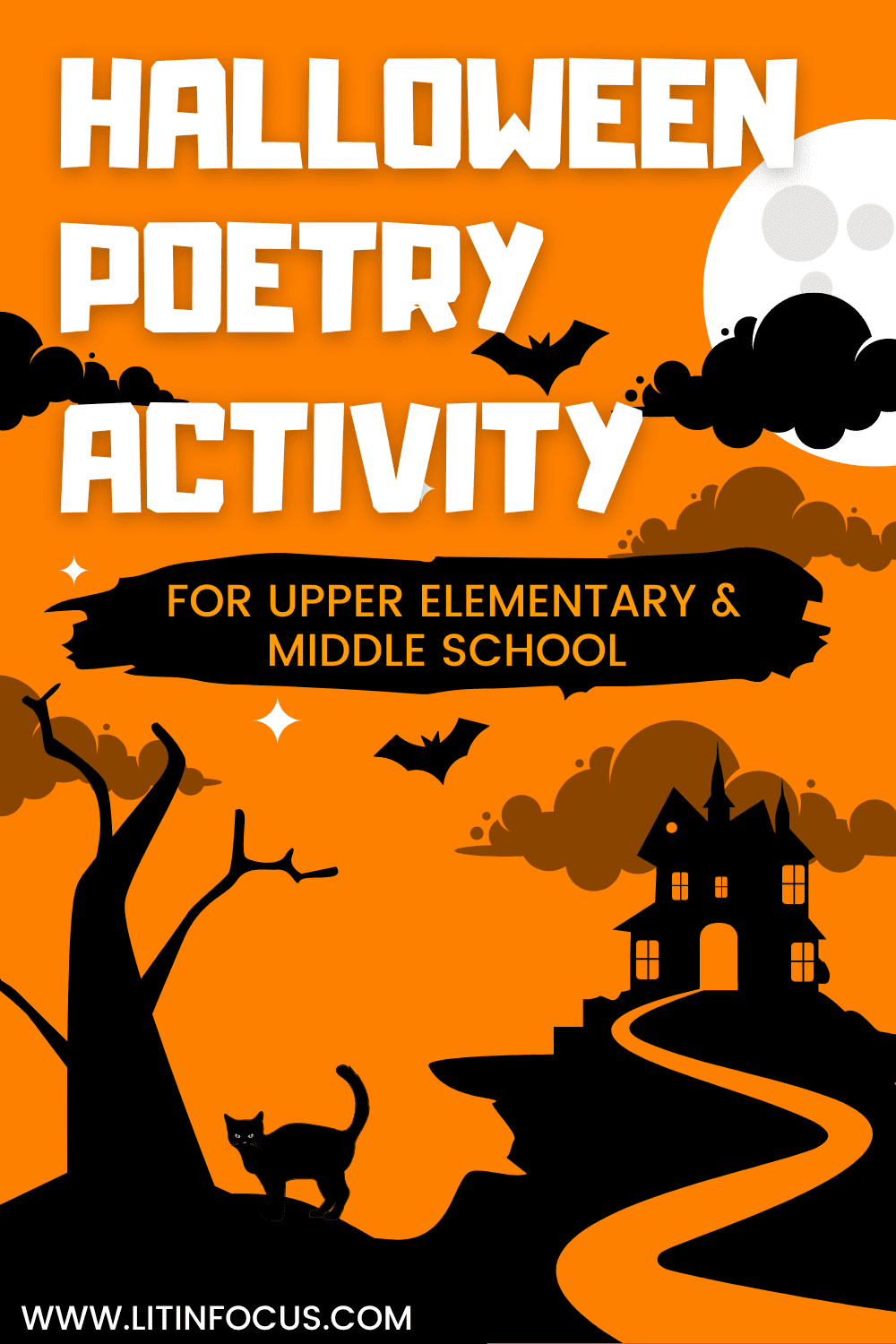 Halloween Poetry Activity for Upper Elementary and Middle School