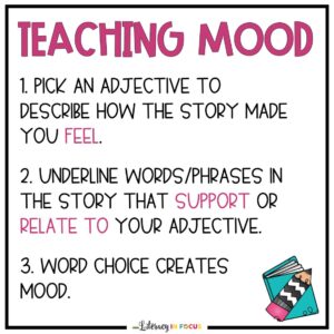 How to Teach Mood Anchor Chart