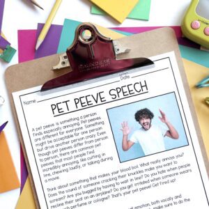 Pet Peeve Speech