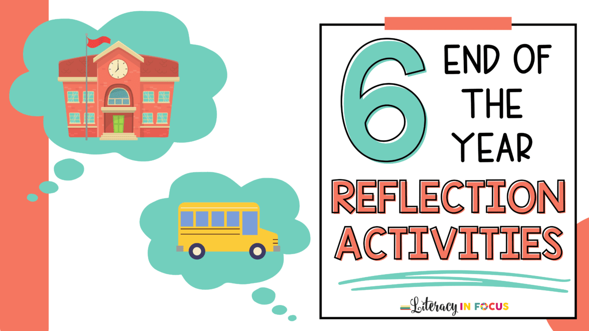 End of the Reflection Activities for Elementary and Middle School