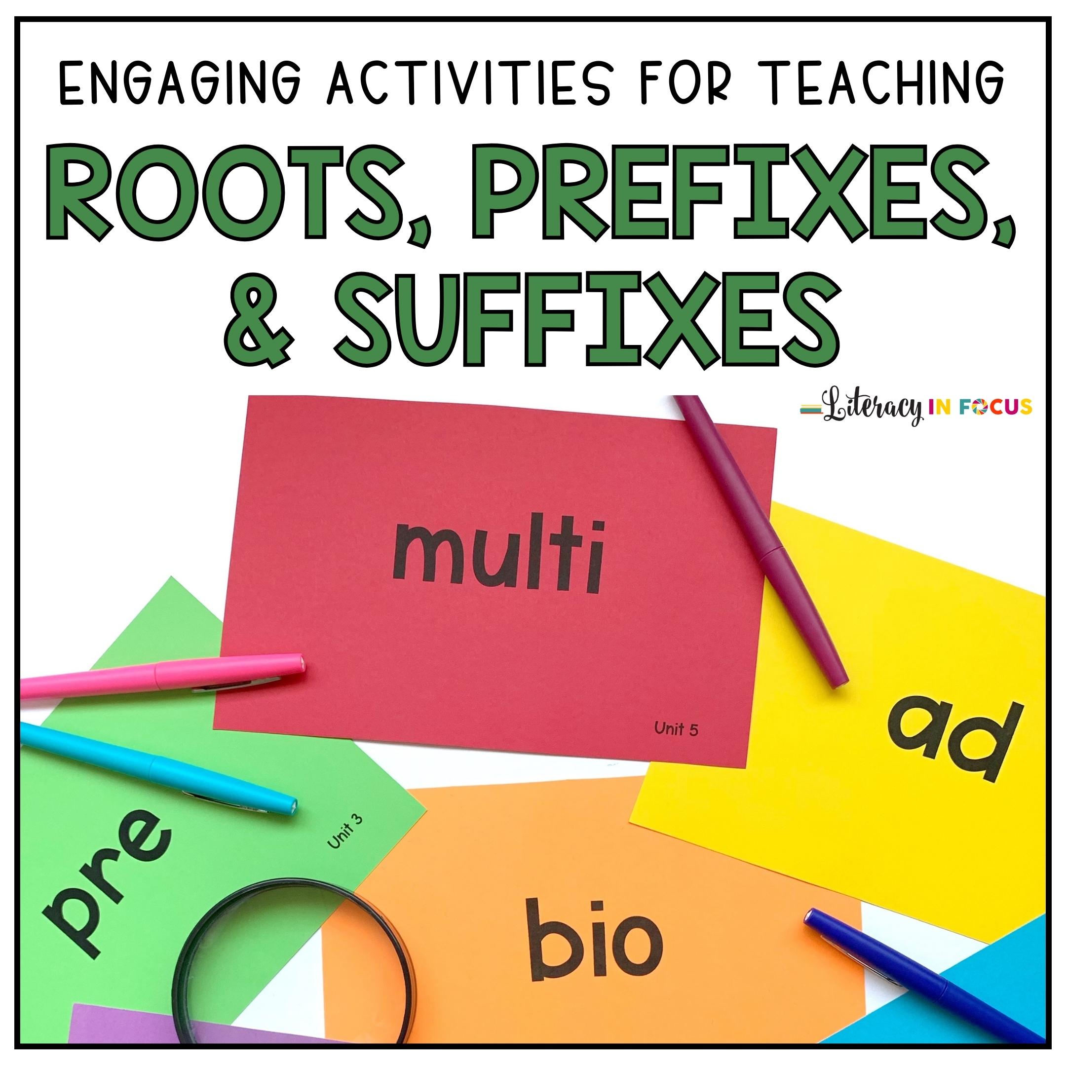 Activities for Teaching Students Word Parts