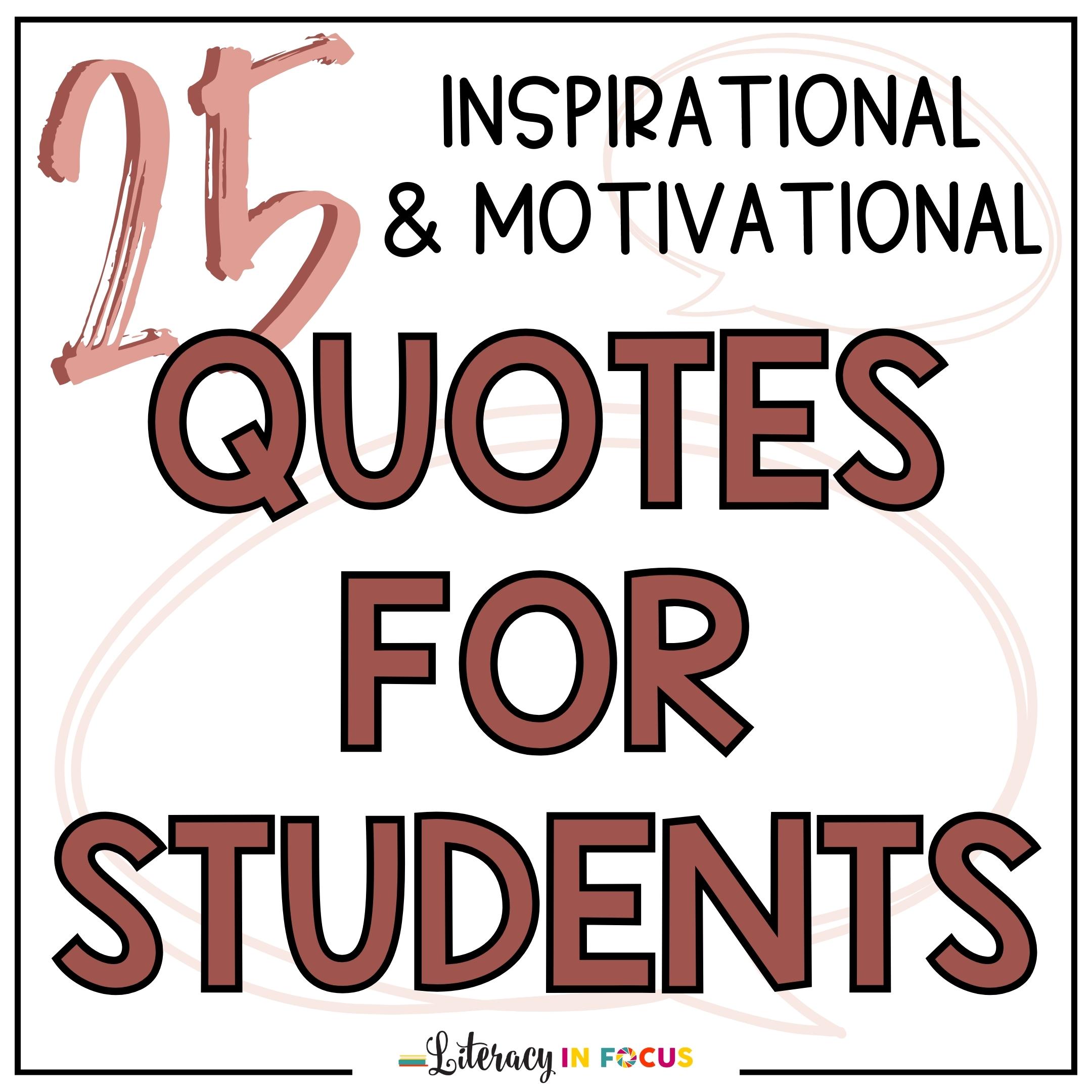 Quote of the Day for Students