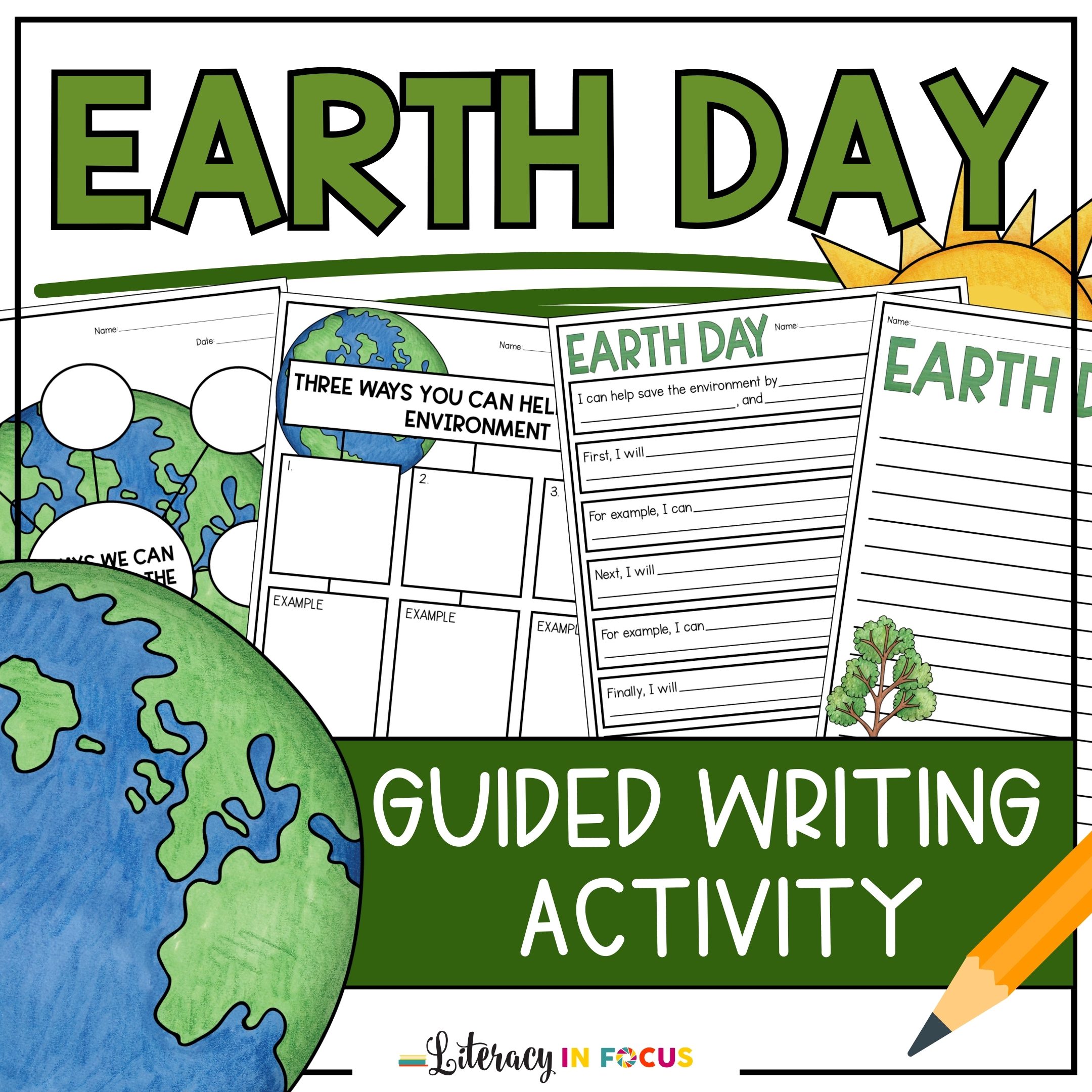 Earth Day Writing Activity for Kids