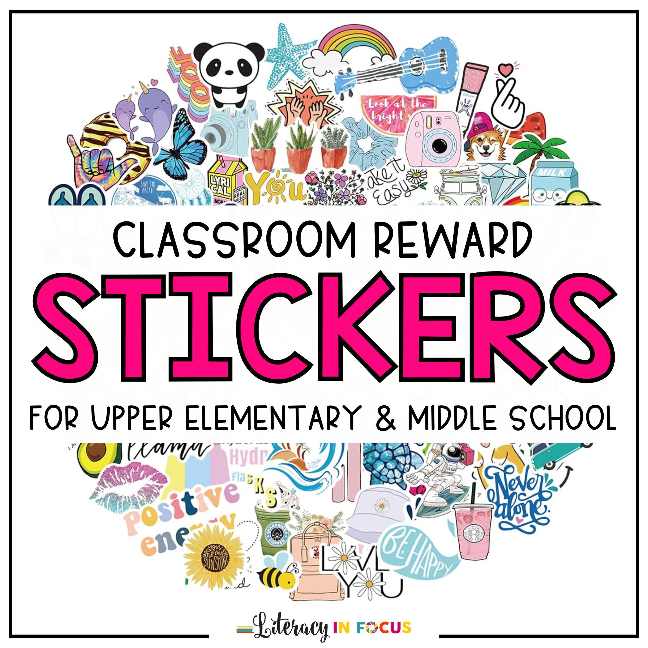 classroom reward stickers for middle school