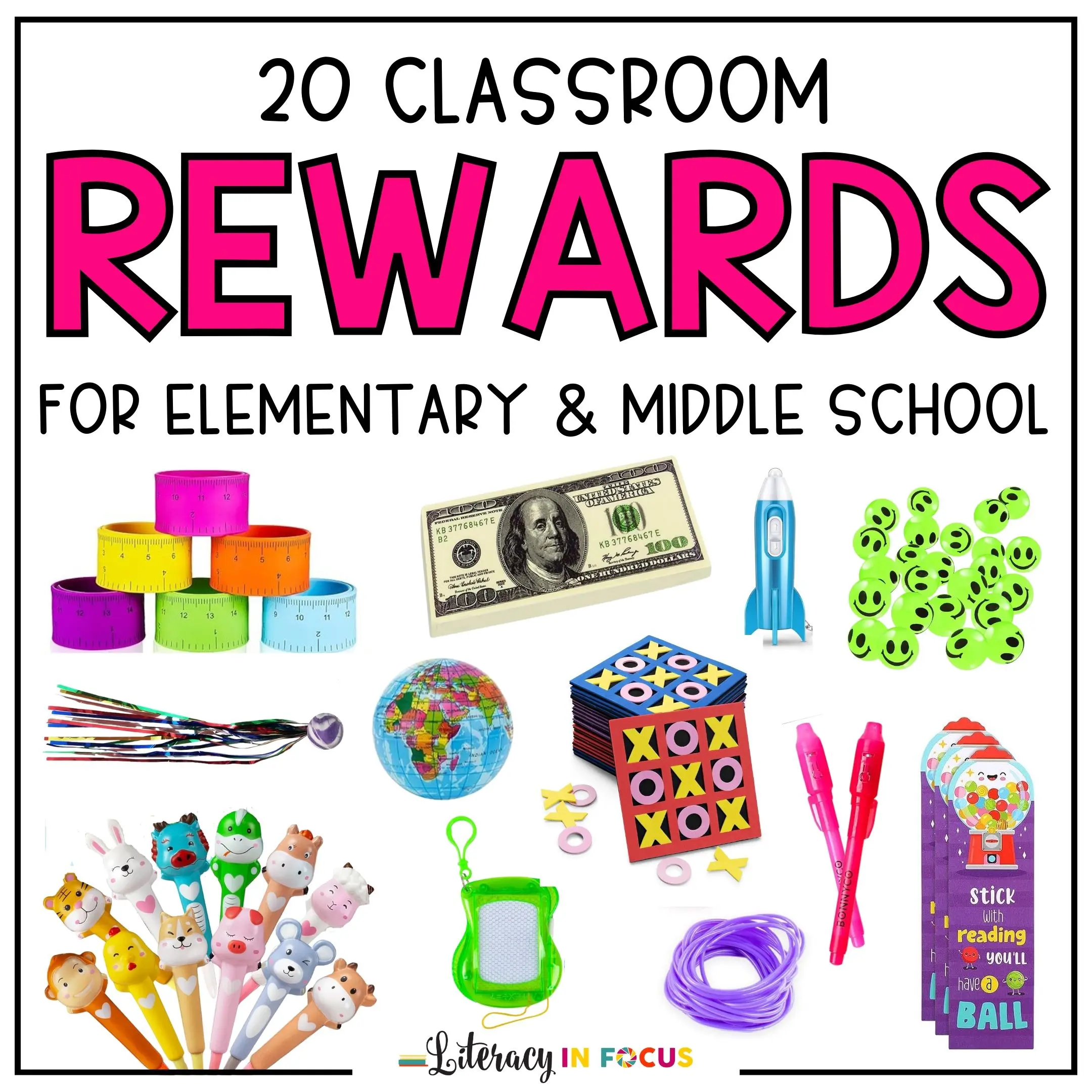 20 classroom rewards for elementary